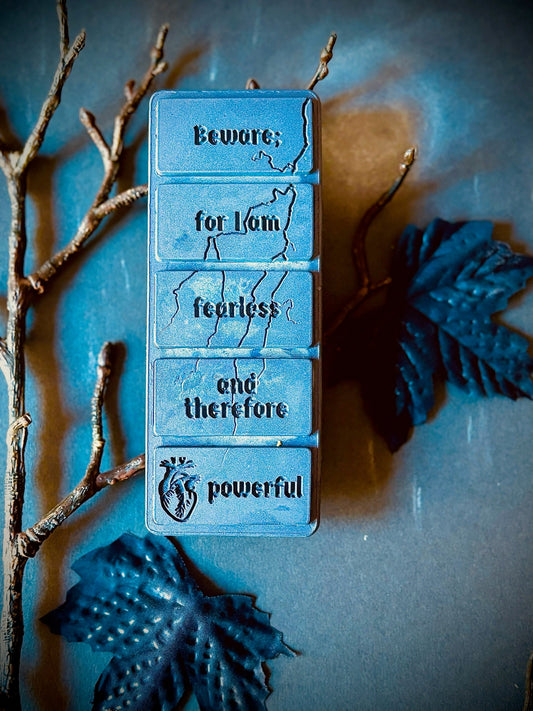 Beware For I am fearless and Therefore Powerful Frankenstein mary shelley gifts