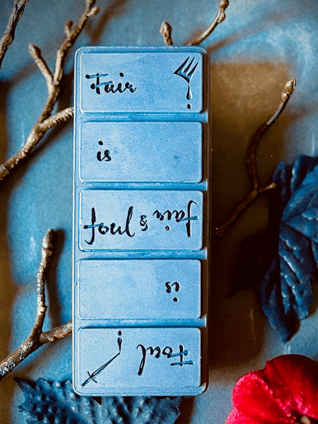 Fair Is Foul and Foul Is Fair wax melt bar from Macbeth