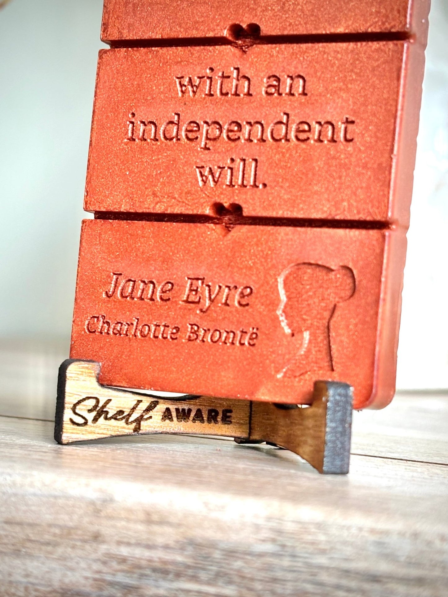 I Am No Bird Jane Eyre Wax Melt Bar - Charlotte Brontë - Shelfaware