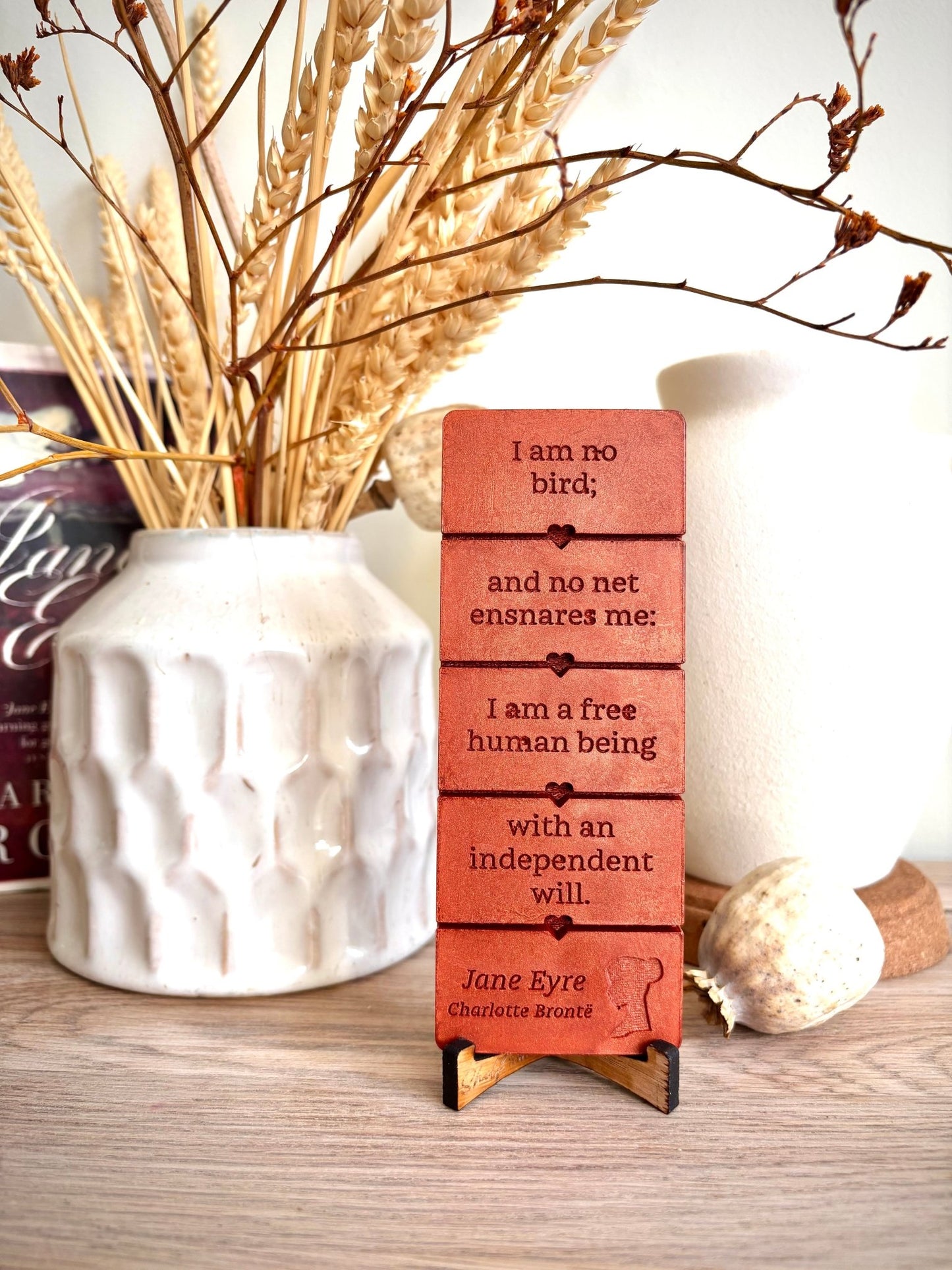 I Am No Bird Jane Eyre Wax Melt Bar - Charlotte Brontë - Shelfaware