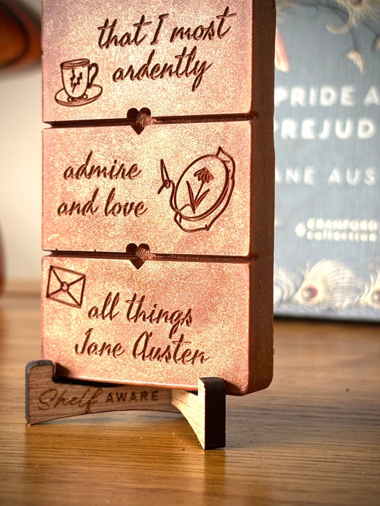 Jane Austen Quote on a wax melt