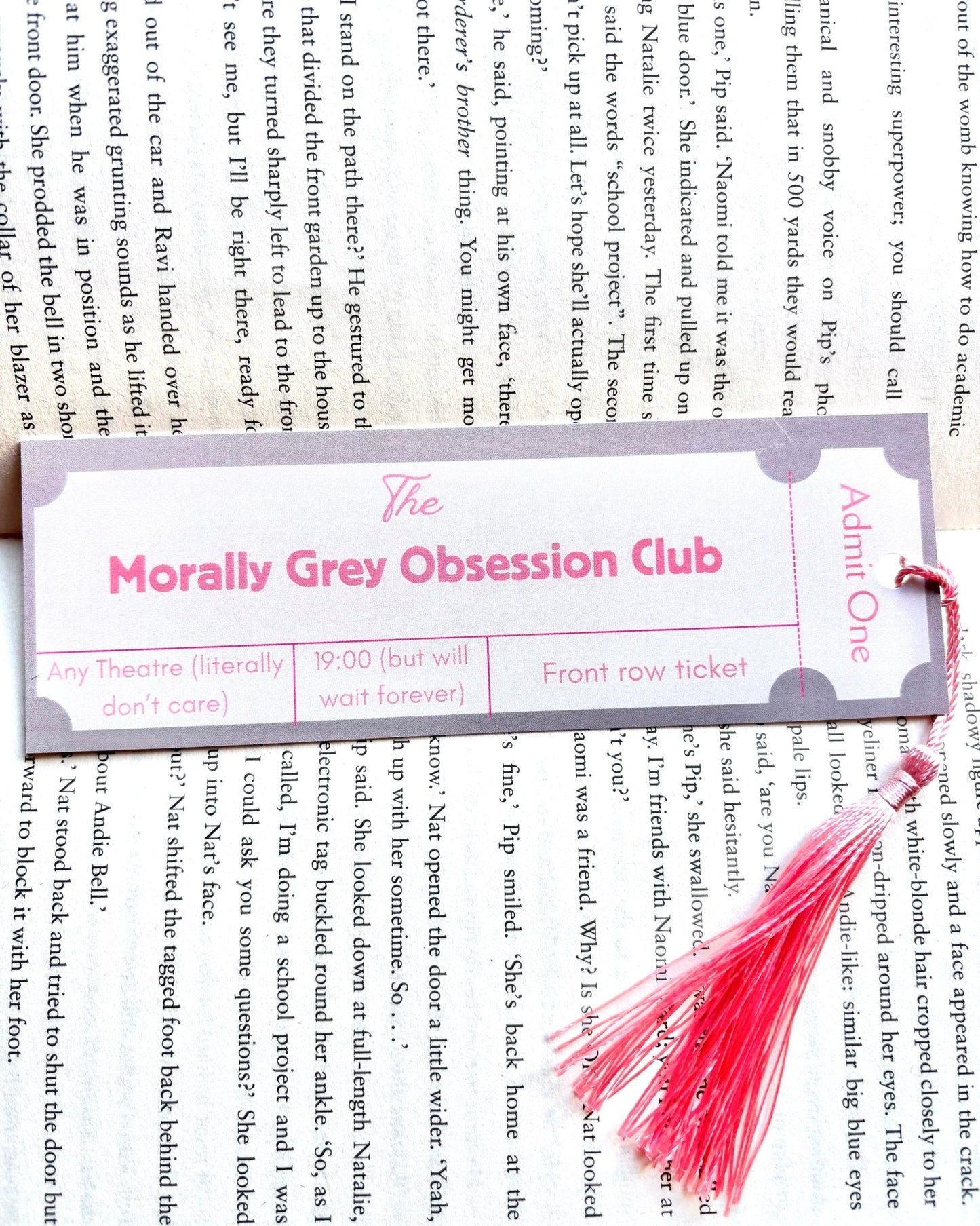 Morally Grey Bookmark - Shelfaware