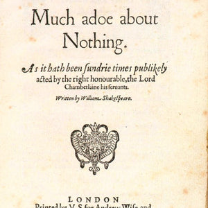 William Shakespeare Gifts - Much Ado About Nothing