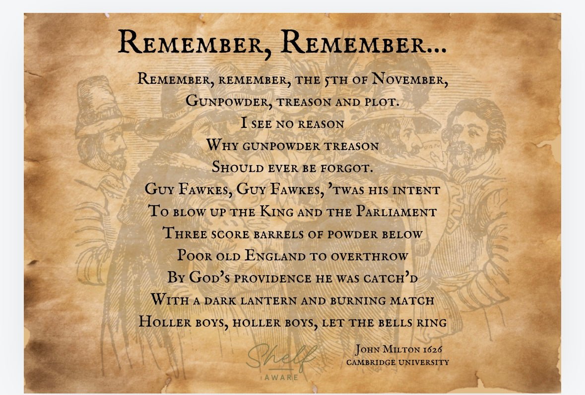 Remember remember the 5th of November...Wax Melt Bar - Shelfaware