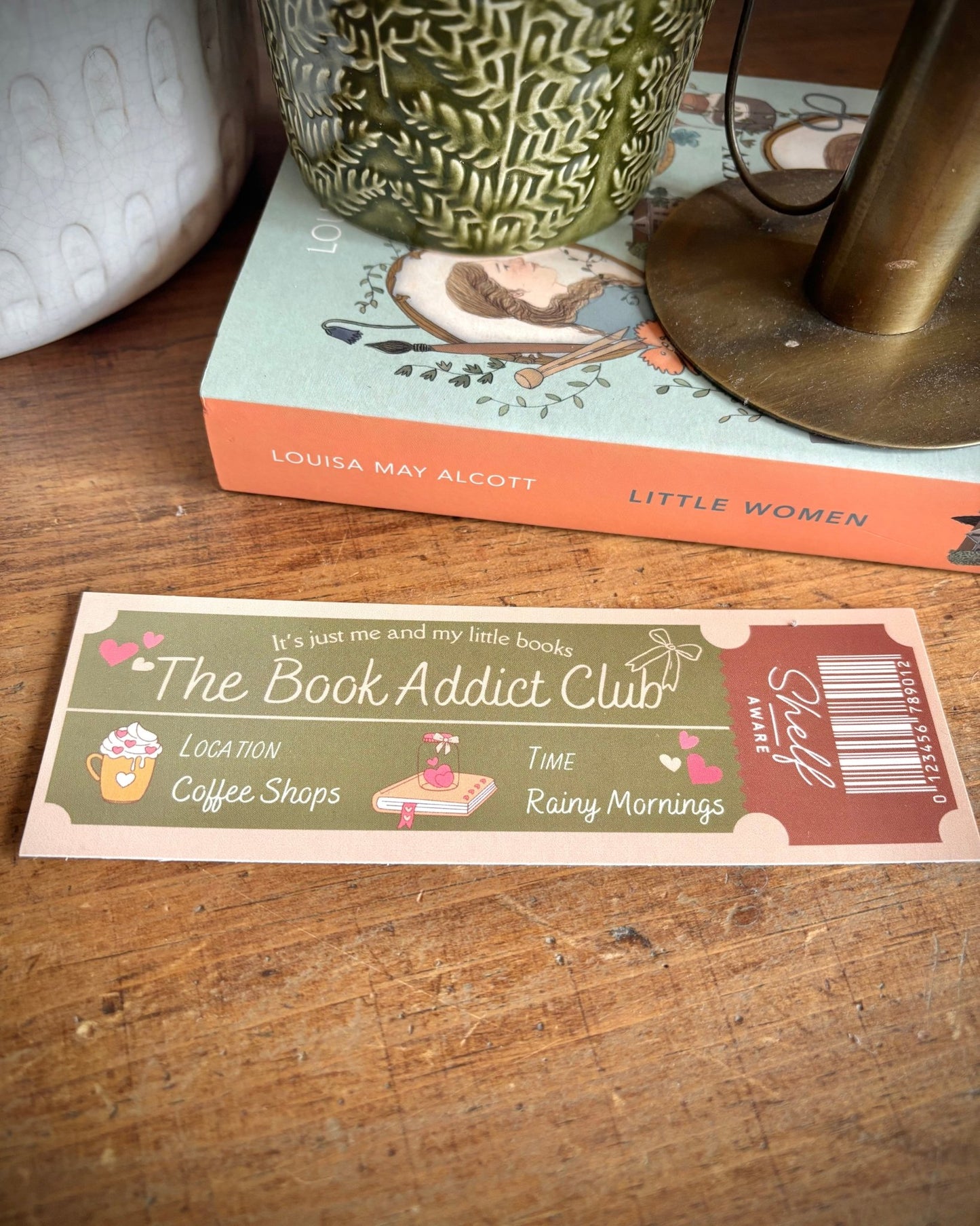 The Book Addict Club Bookmark - Book Accessory - Shelfaware