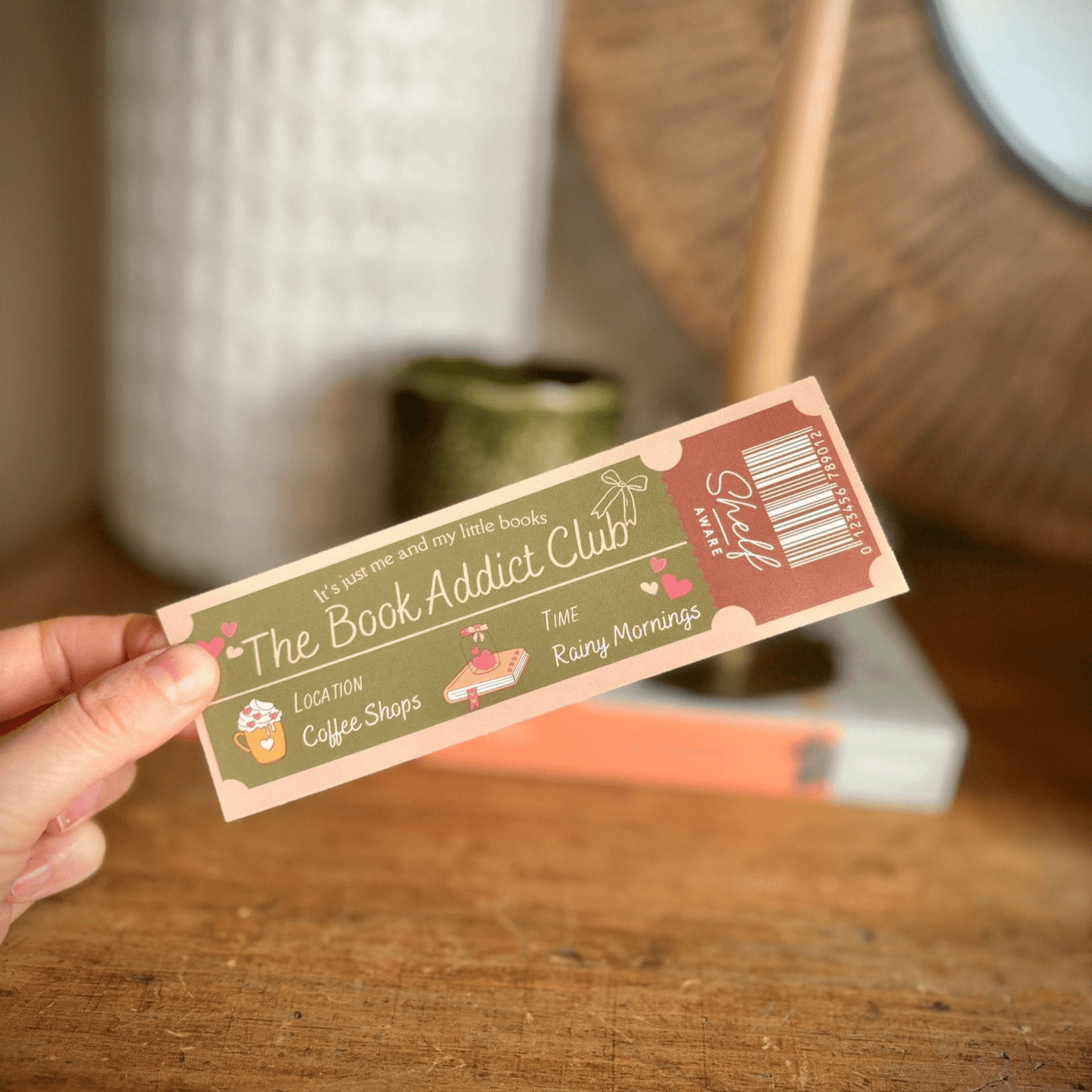 The Book Addict Club Bookmark - Shelfaware