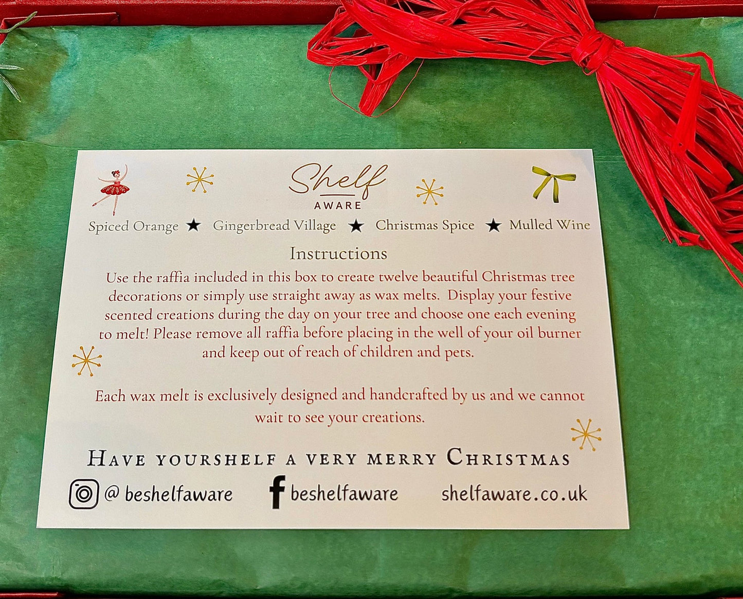The Twelve Days of Christmas Luxury Wax Melt Gift Box - Shelfaware