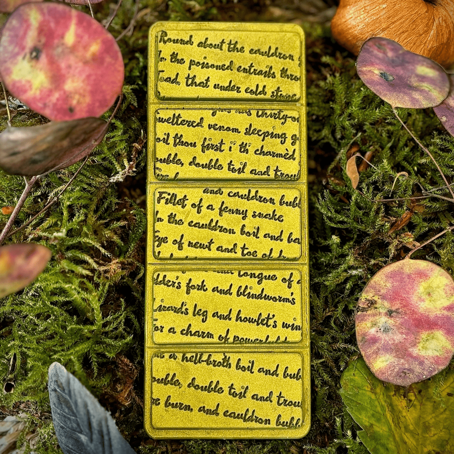 double double macbeth Witches spell wax melt bar