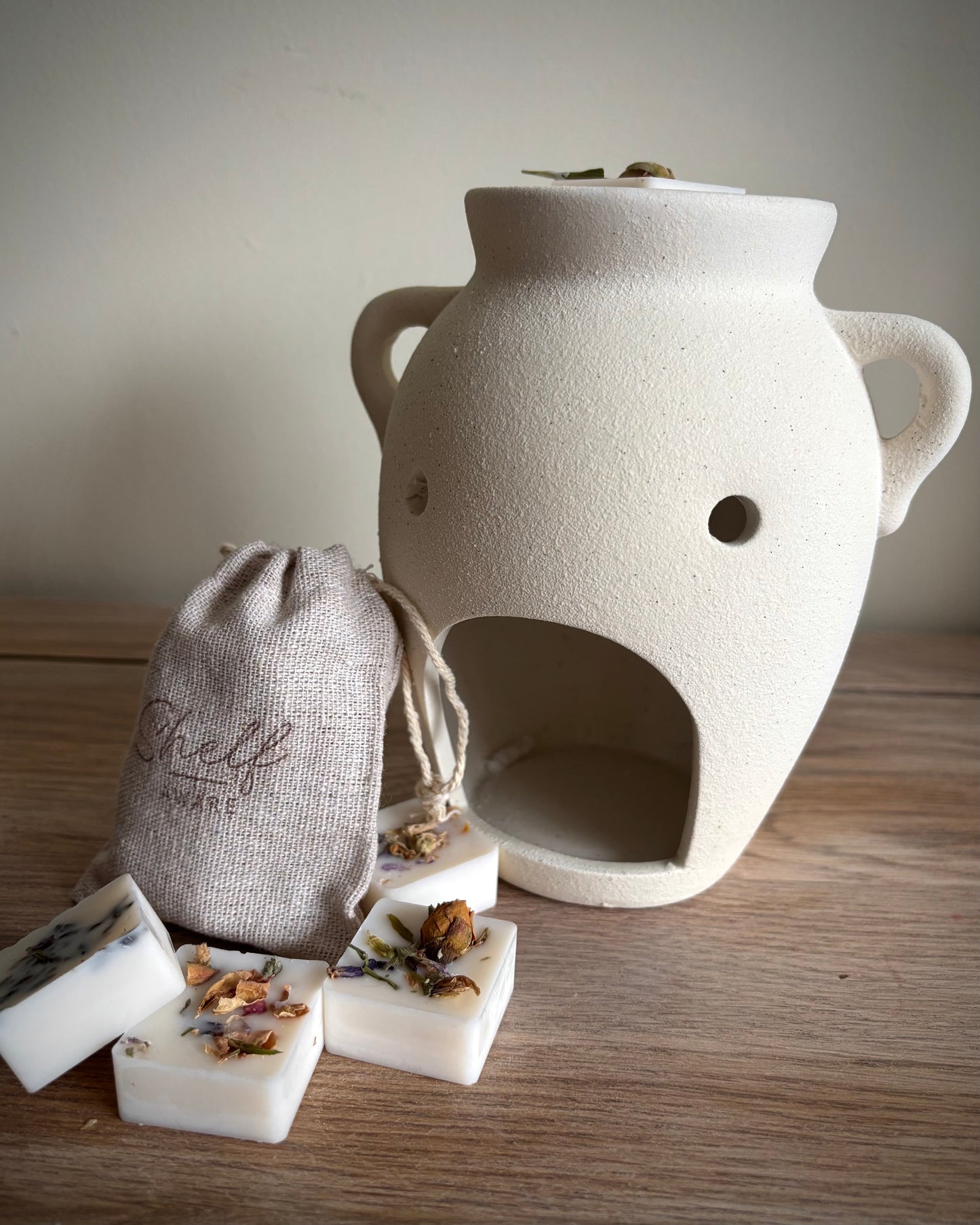 Botanical Wax Melt Burner Gift Set