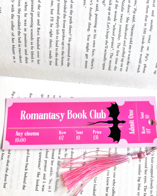 Romantasy Book Club Bookmark