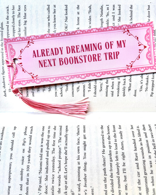 bookstore bookmark. lovers of bookshops bookmark. book gifts that aren't books.