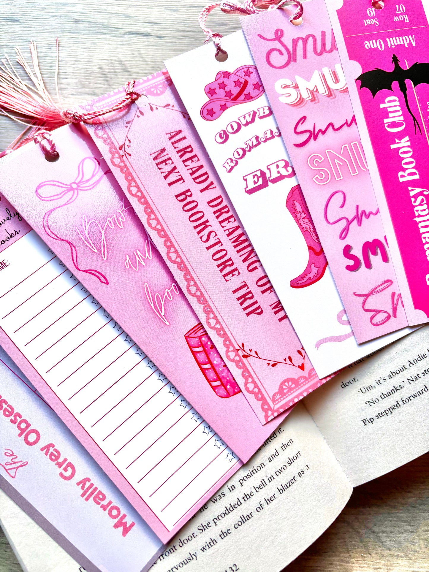 bookmarks. book gifts that aren't books. 