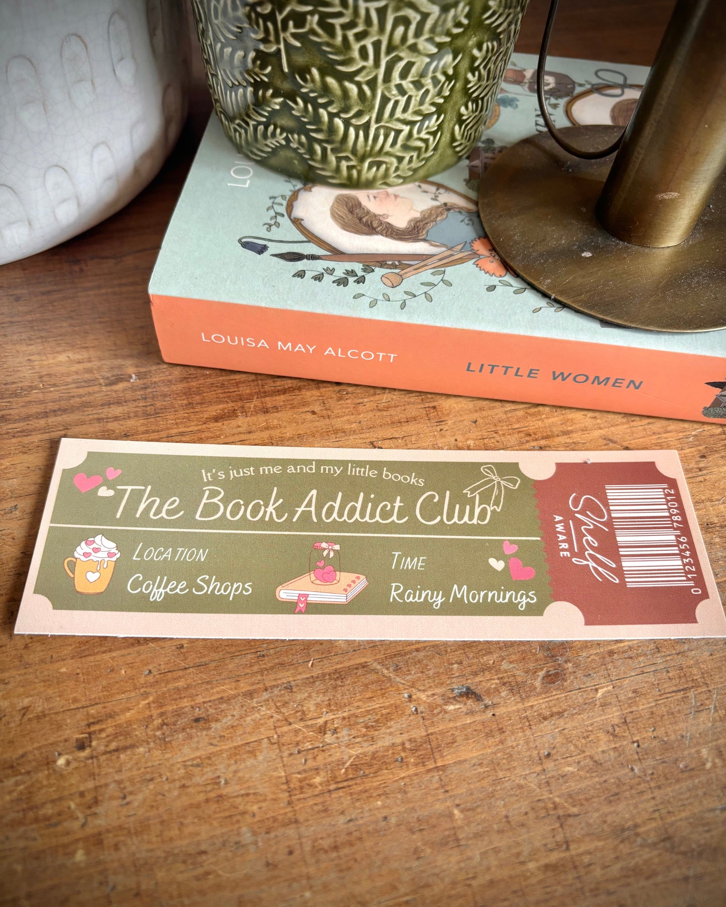 The Book Addict Club Bookmark- Book Accessory