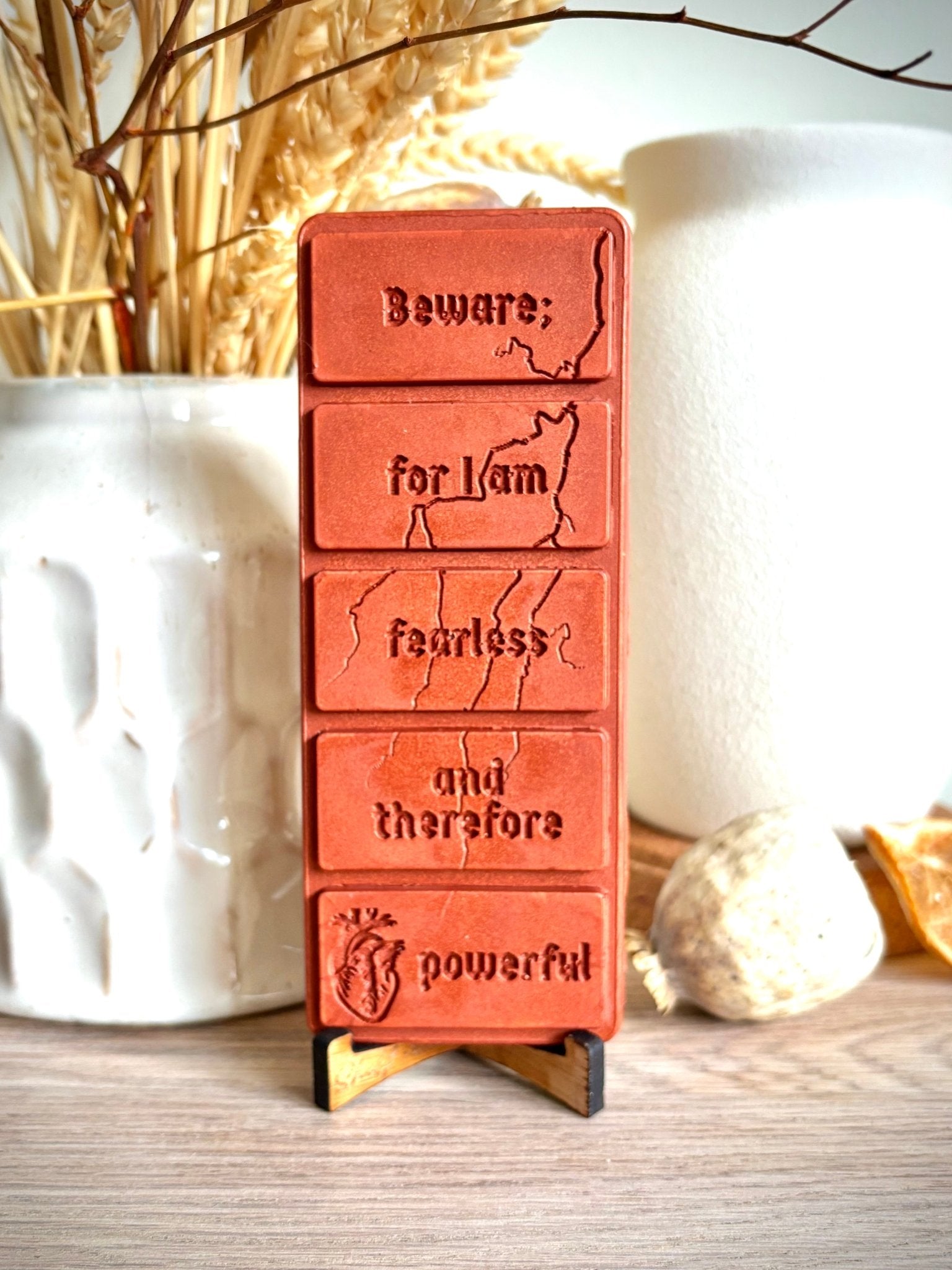 Beware For I am Fearless Frankenstein Wax Melt Bar Mary Shelley - Shelfaware