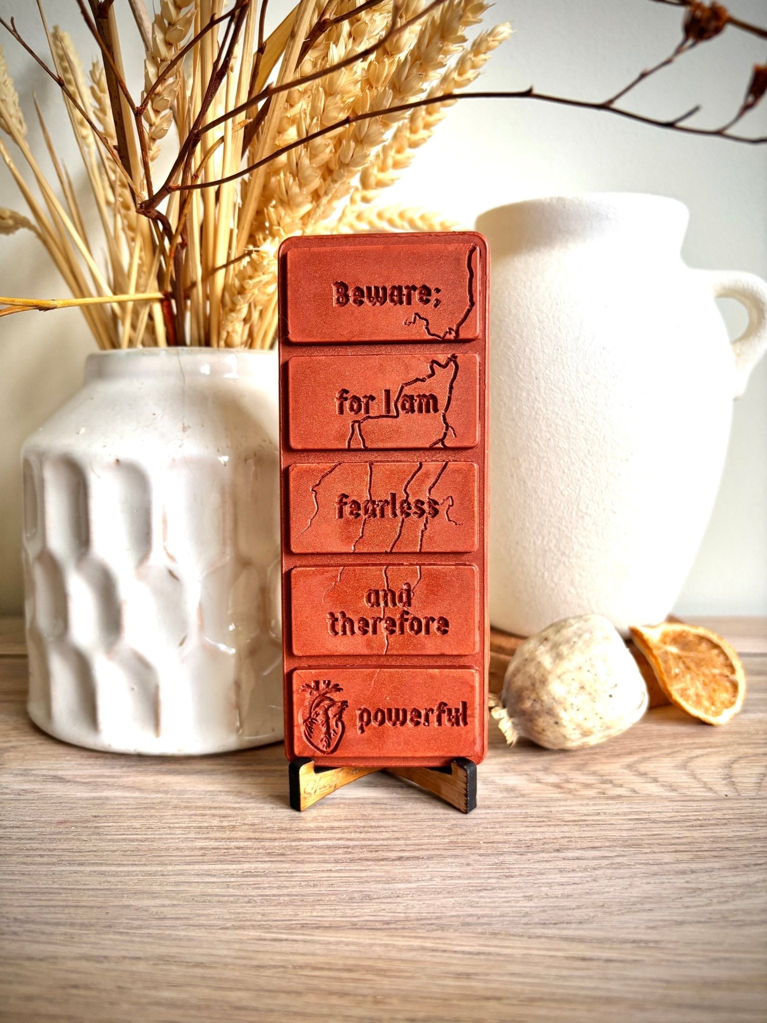 Beware For I am Fearless Frankenstein Wax Melt Bar Mary Shelley - Shelfaware