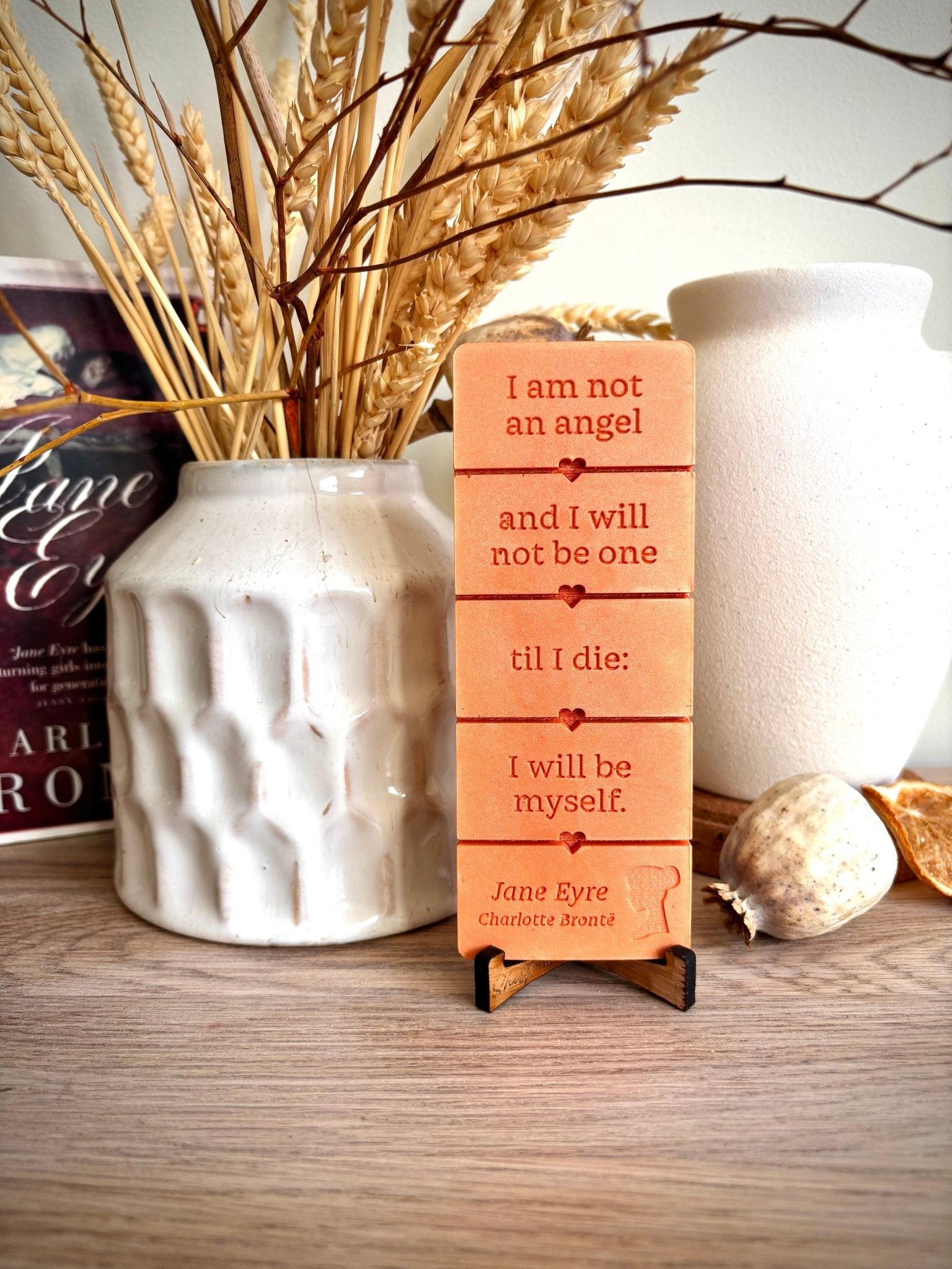 I Am Not An Angel Jane Eyre Wax Melt Bar - Charlotte Brontë - Shelfaware