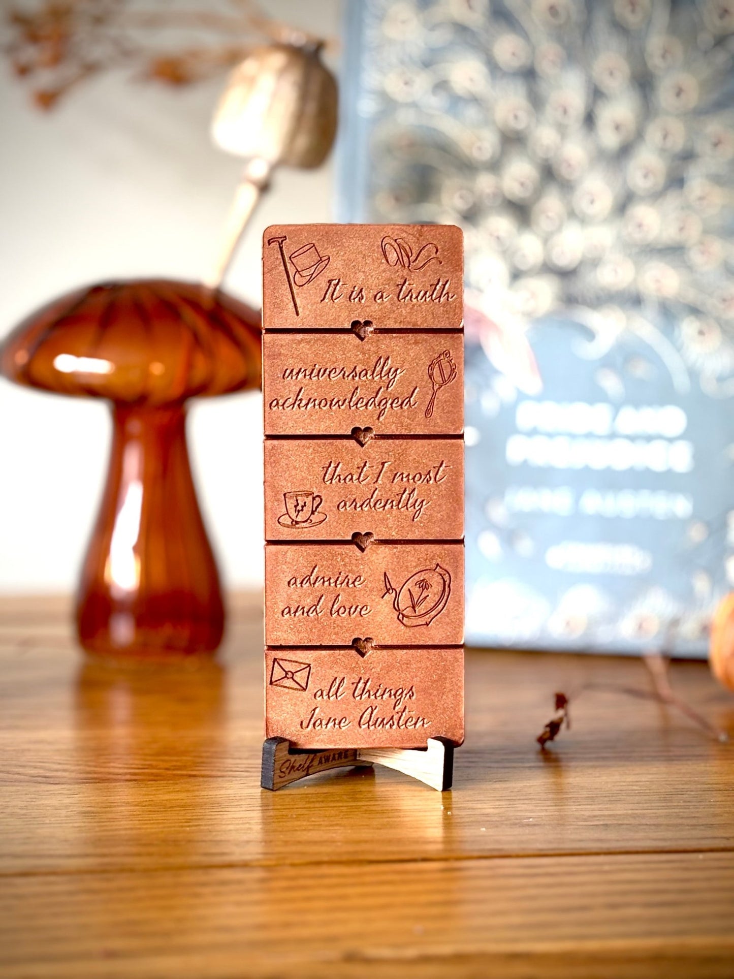 wax melt bar for jane austen book lovers
