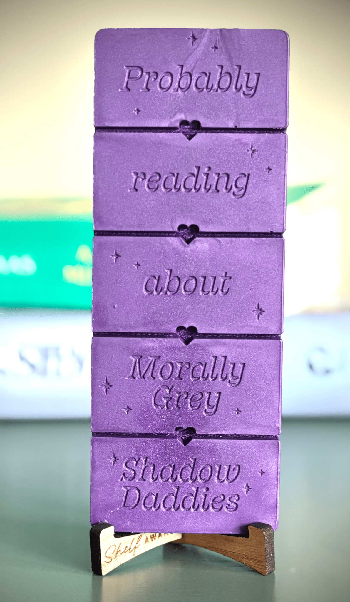 Morally Grey Shadow Daddies Wax Melt Bar - Shelfaware