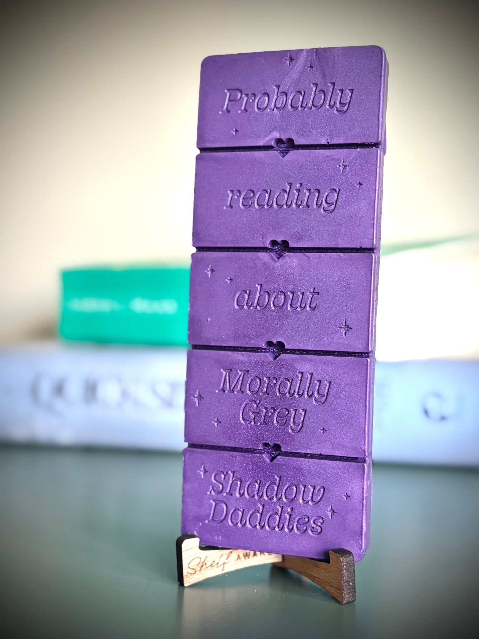 Morally Grey Shadow Daddies Wax Melt Bar - Shelfaware