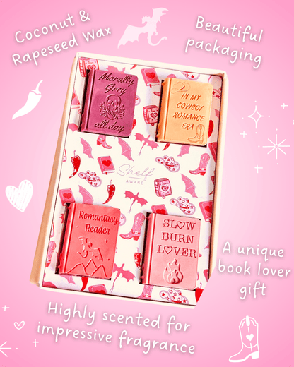 Romance Book Club | Wax Melt Gift Box - Shelfaware