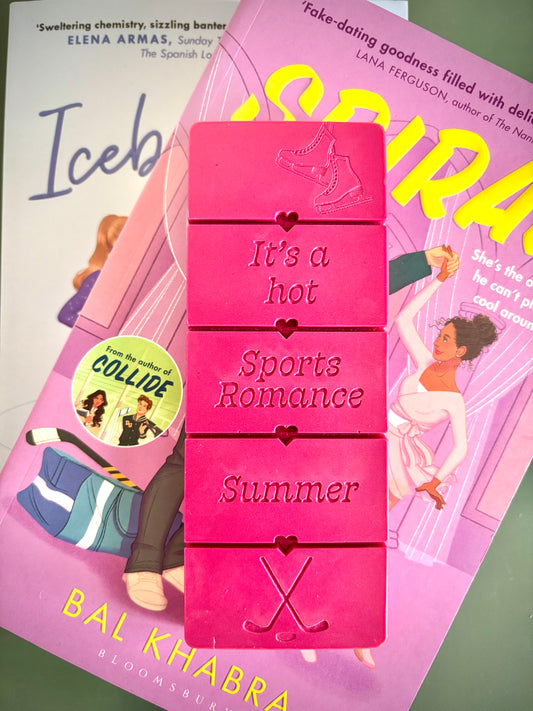 sports romance book gift- wax melt bar