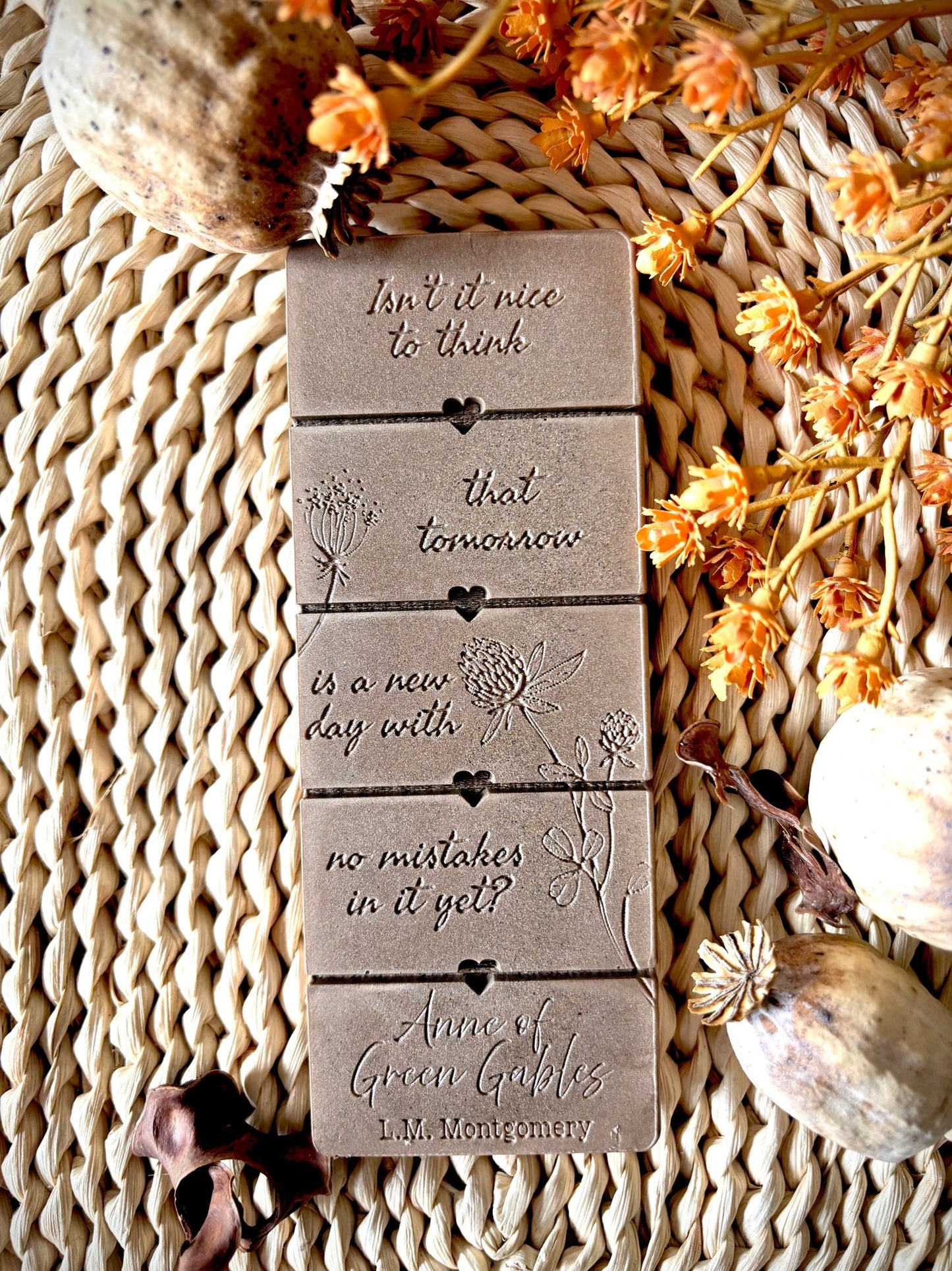 Tomorrow Is A New Day Anne of Green Gables wax melt for book lovers